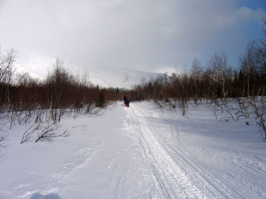 Лыжный поход по Кольскому полуострову, Хибины. Март 2011, кадр 125