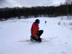 Лыжная тренировка на Весенней. 7 февраля 2016, кадр 50