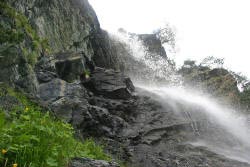Архыз. Баритная балка, водопад